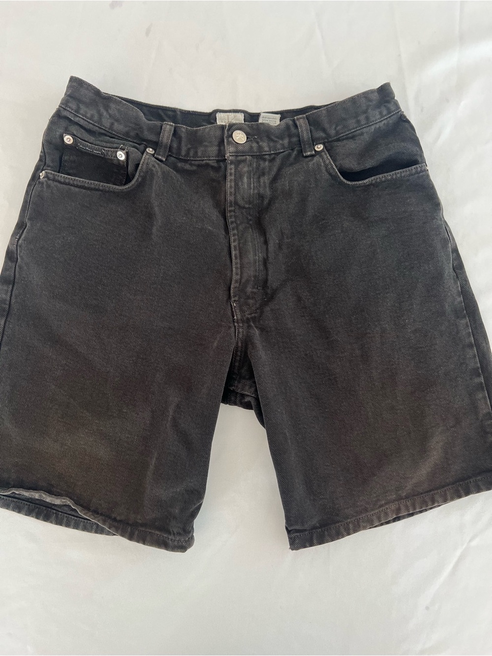 Vintage Calvin Klein Black Denim Jorts